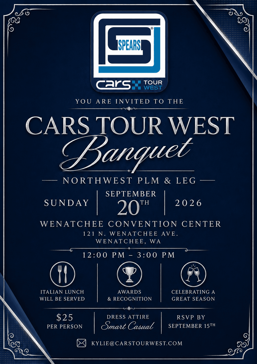 CARS Tour Northwest Banquet promo