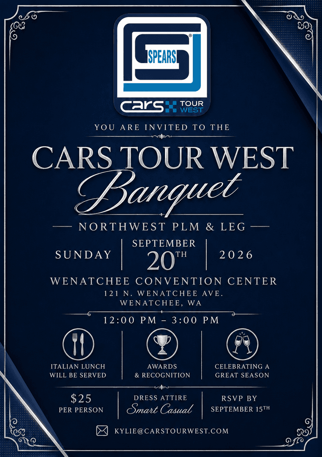 CARS Tour Northwest Banquet promo