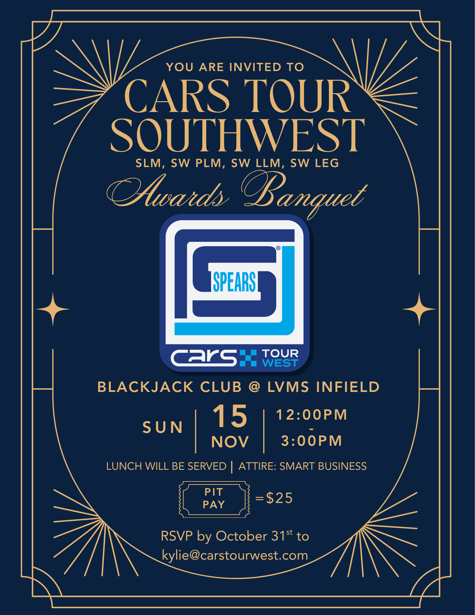CARS Tour Southwest Awards Banquet promo